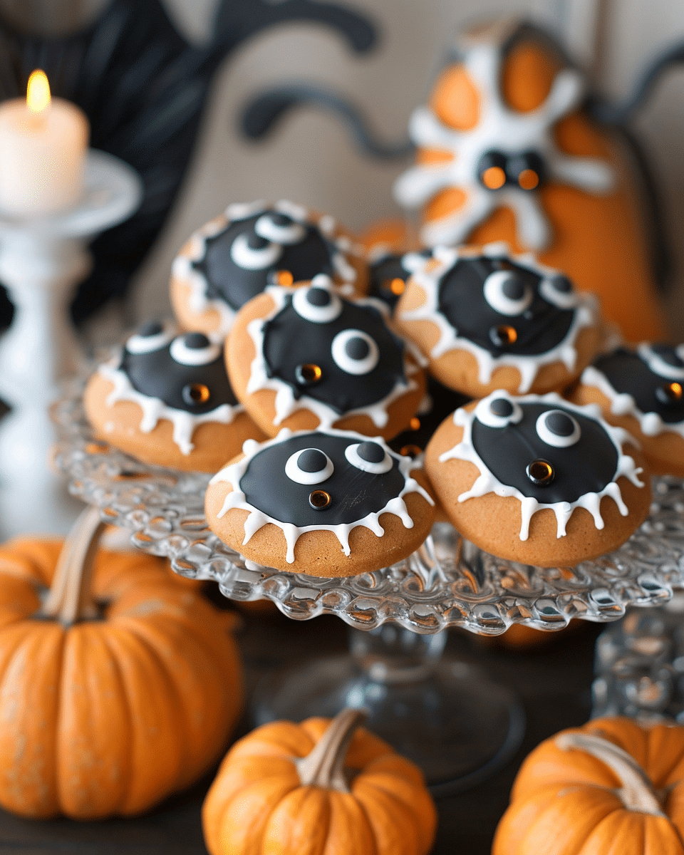 Halloween Cookies with Googly Eyes