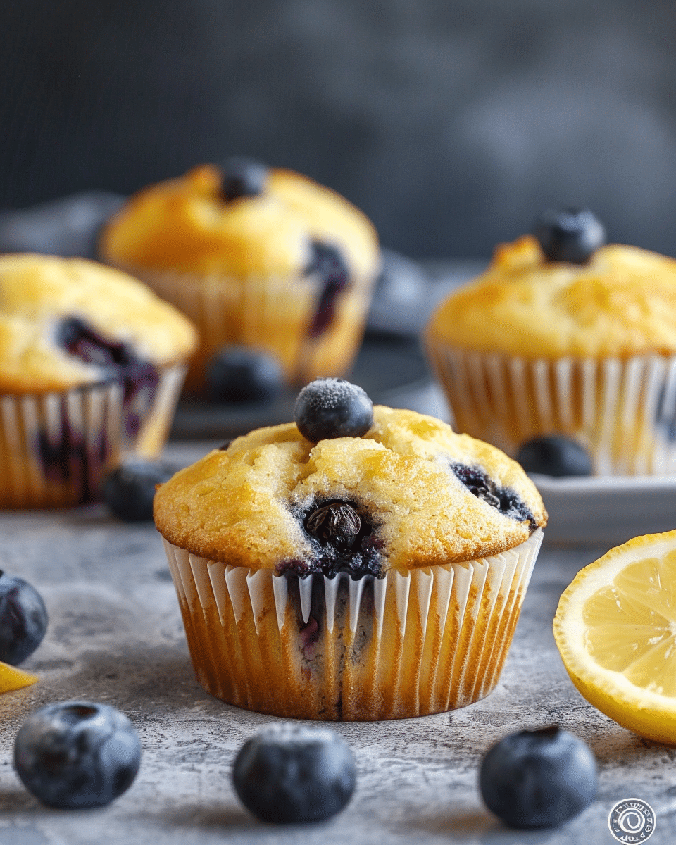Lemon Blueberry Muffins