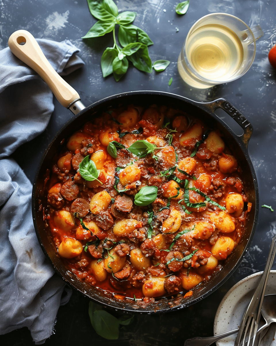 One-Pot Gnocchi with Sausage