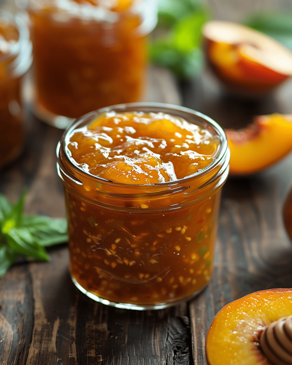 Sweet and Spicy Peach Jalapeno Jam