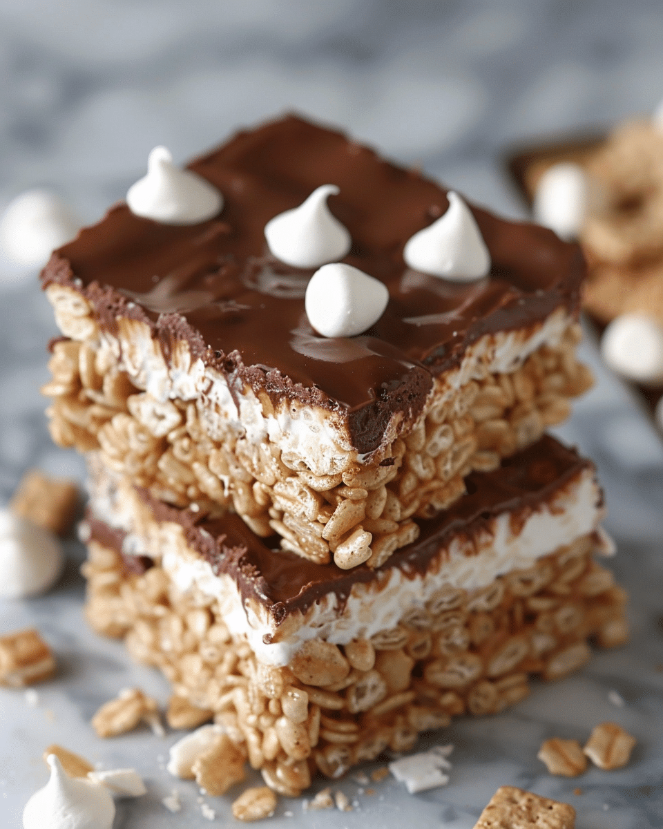S'mores Rice Krispies Treats