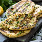 Vegan Greek Lemon Herb Tofu Naanwiches