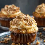 Apple Crisp Cheesecake Muffins