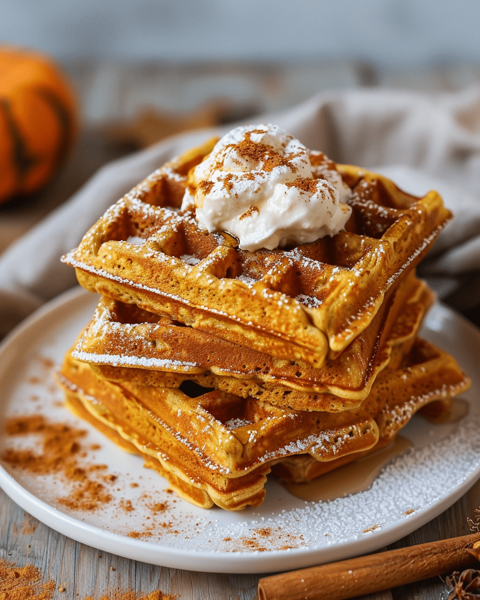 Keto Pumpkin Waffles