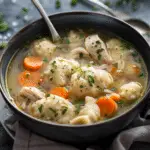 Instant Pot Chicken Dumpling Soup