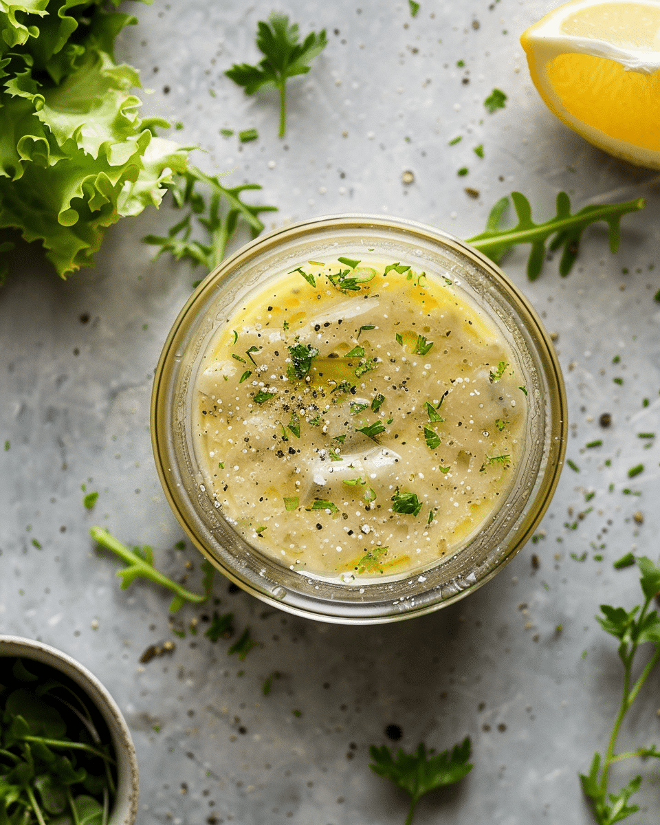 Homemade Caesar Salad Dressing