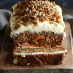 Carrot Cake Loaf with Cream Cheese Filling