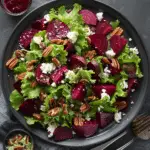 Roasted Beet Salad with Pecans and Feta