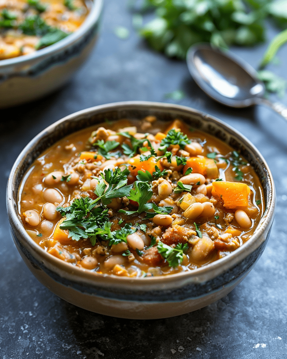 White Bean Pumpkin Chili