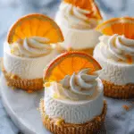 Orange Creamsicle Mini Cheesecakes