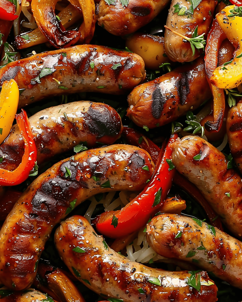 Grilled Italian Sausage and Peppers