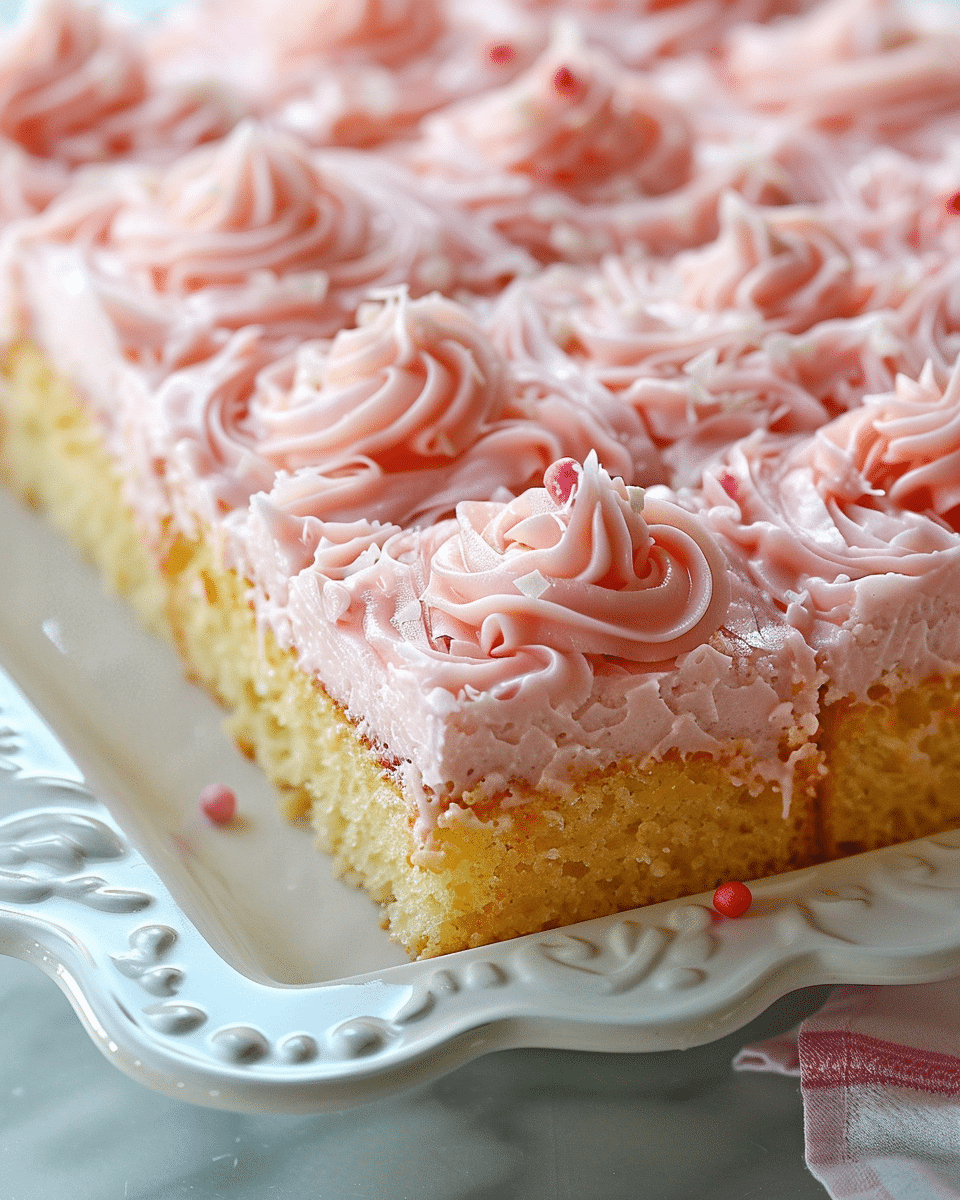 Pioneer Woman Pink Lemonade Sheet Cake