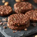 Keto No-Bake Chocolate Peanut Butter Cookies