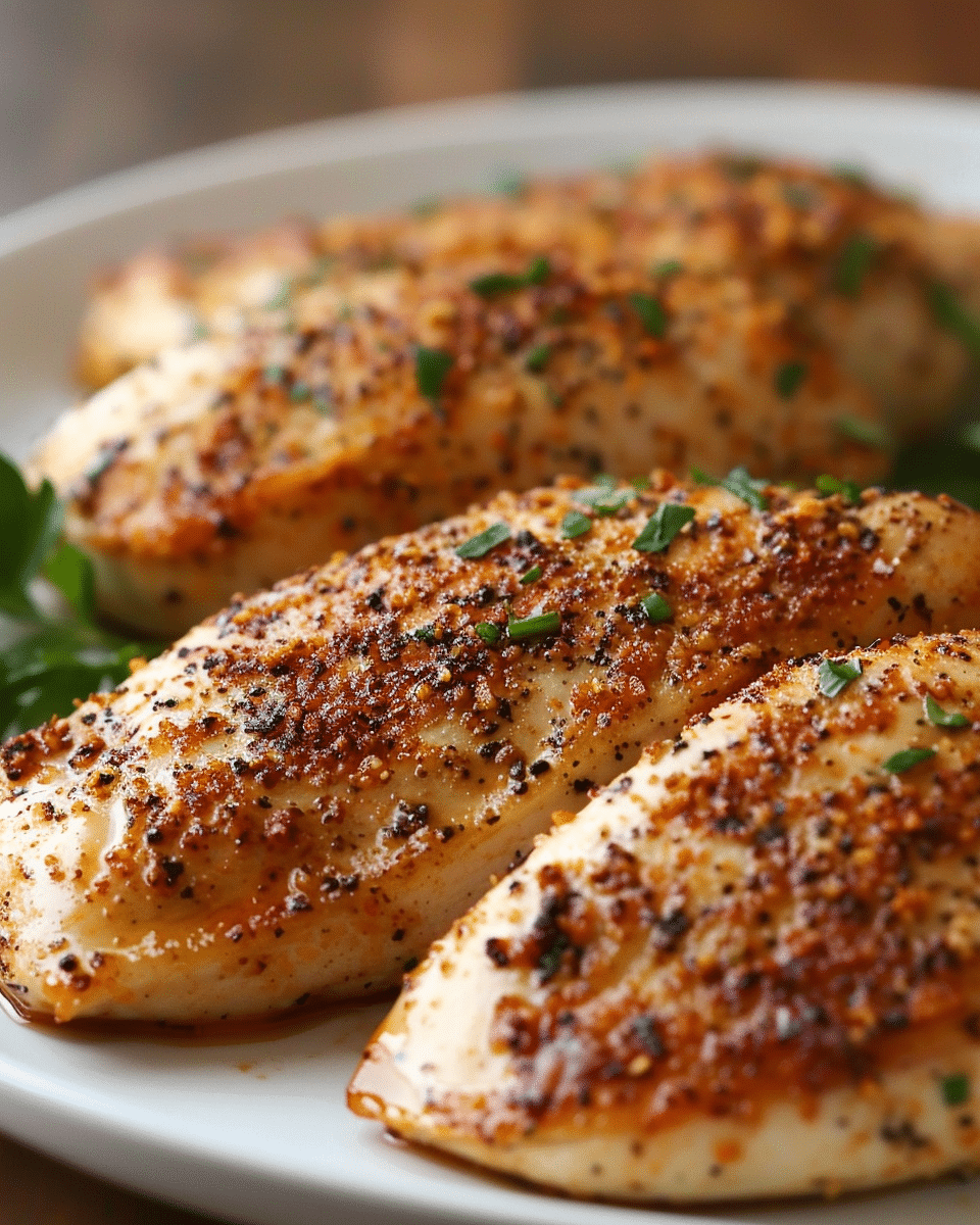 Seared Then Baked Chicken Breasts