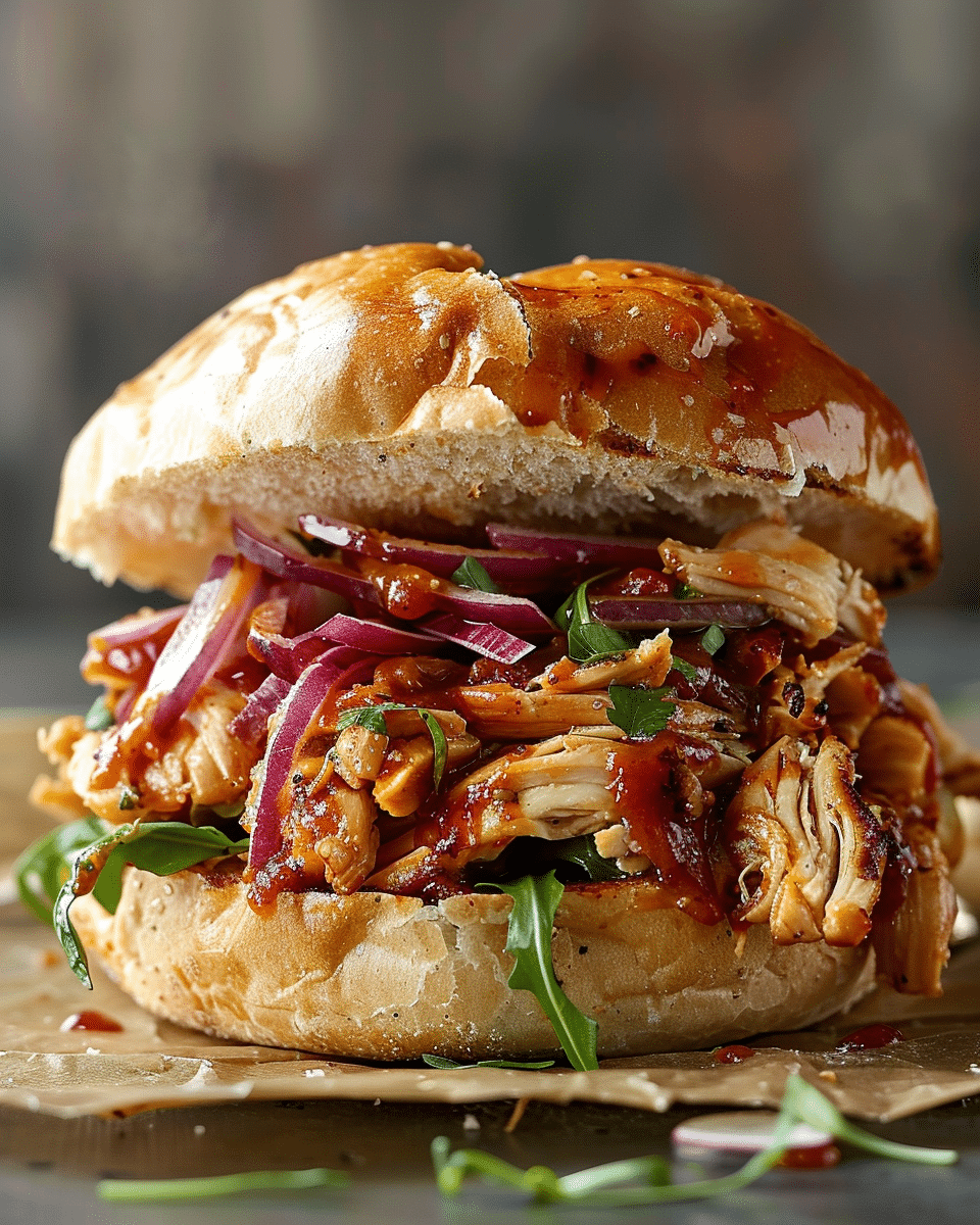 Alabama BBQ Chicken Chopped Sandwich Recipe