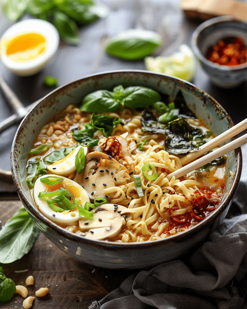 Easy Thai Coconut Lemongrass Ramen