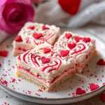 Valentine Frosted Sugar Cookie Bars