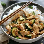 Chicken Zucchini Stir Fry