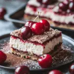 Cherry Churro Cheesecake Bars