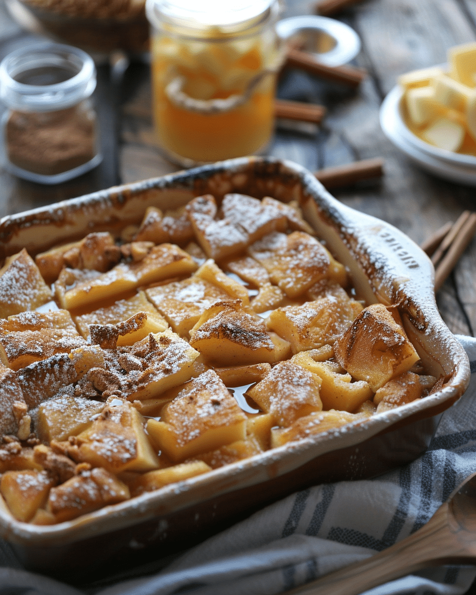 Apple Cinnamon French Toast Bake