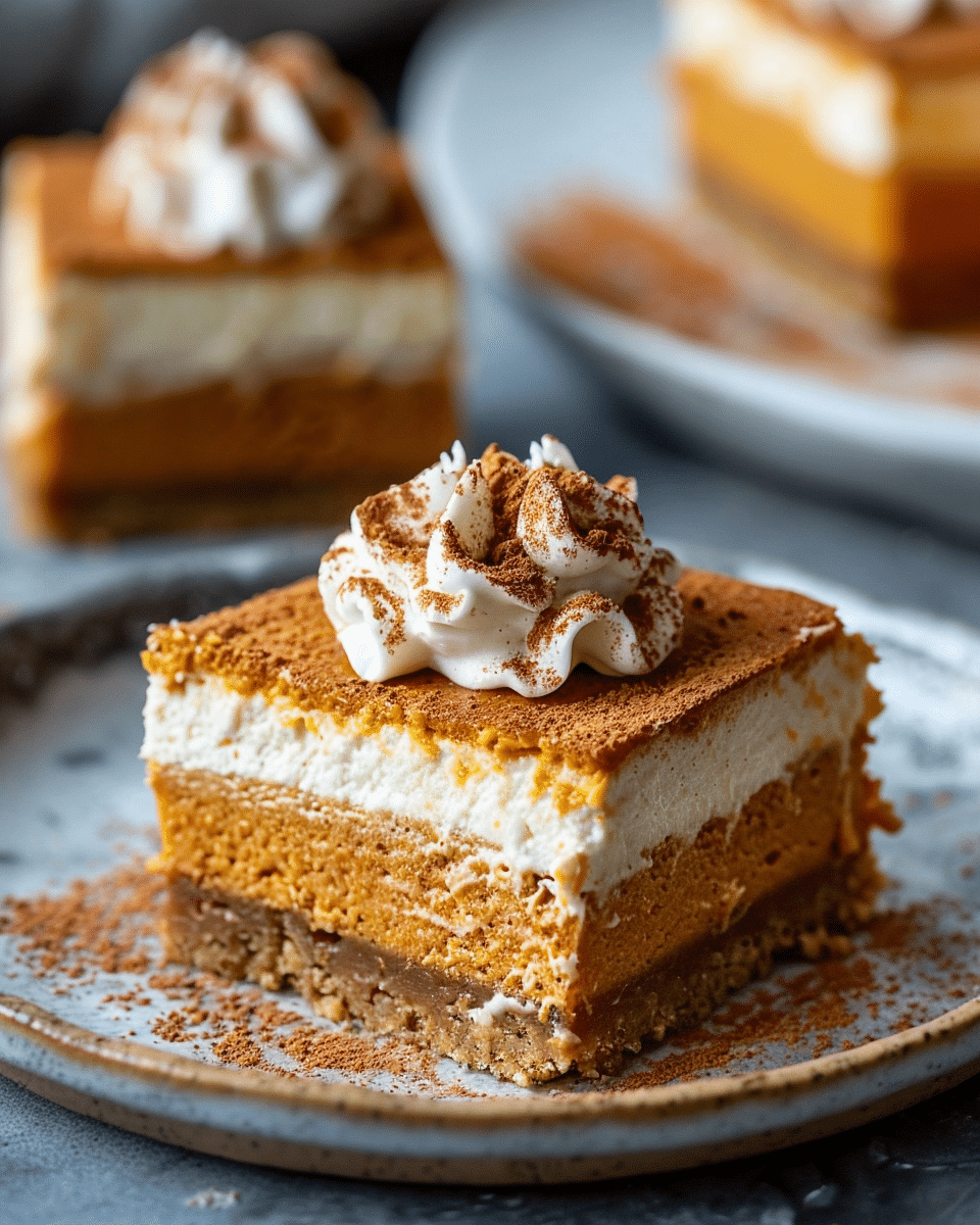 Pumpkin Cheesecake Bars Recipe