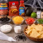 Spider Web Taco Dip