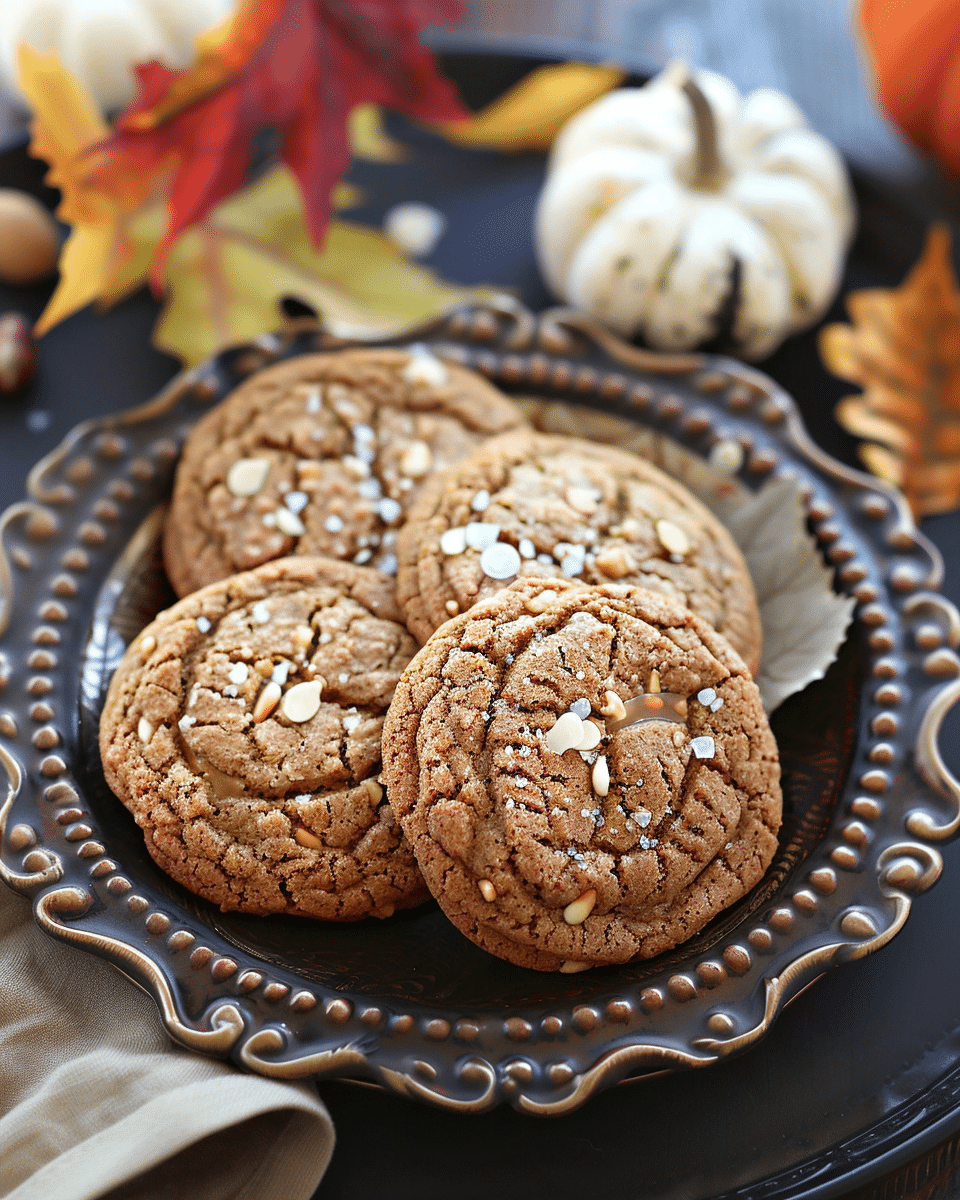 Chewy Pumpkin Cookies with Brown Butter and Maple