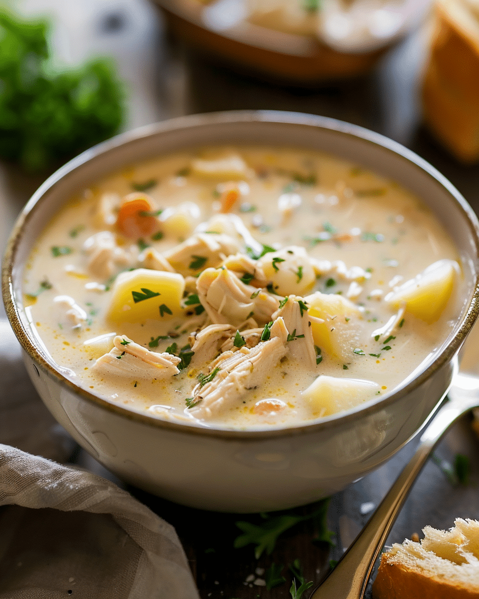 Creamy Chicken Potato Soup
