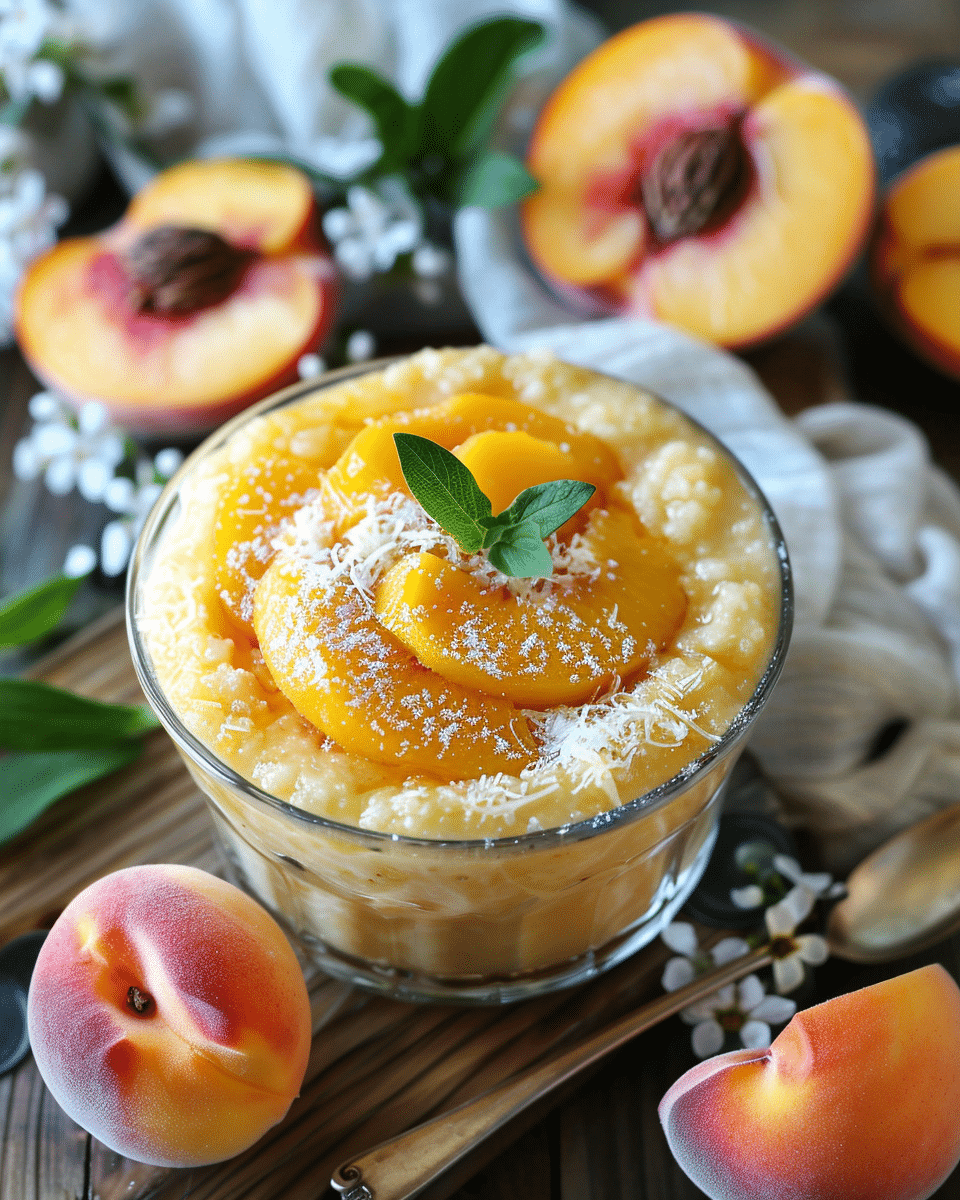 Peach Pudding