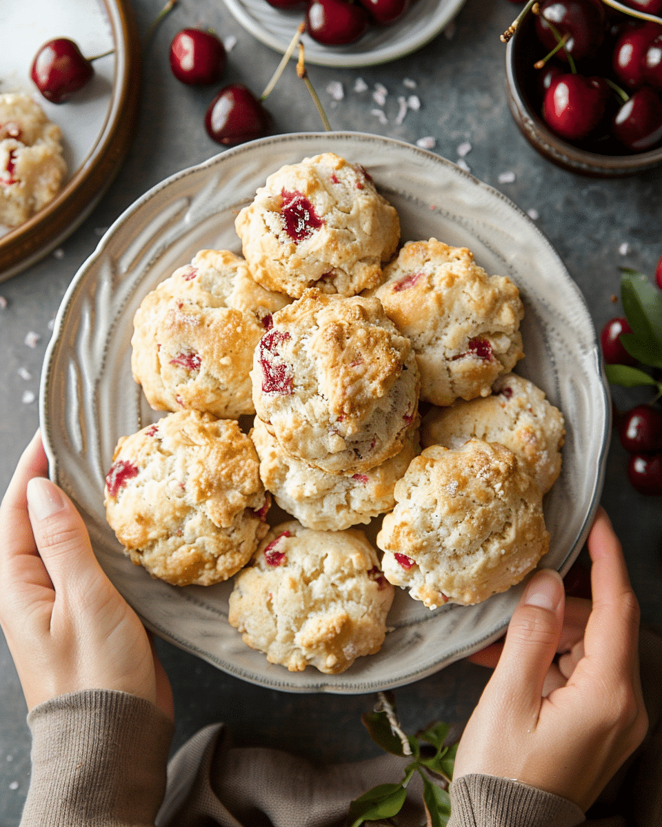 Cherry Butter Swim Biscuits