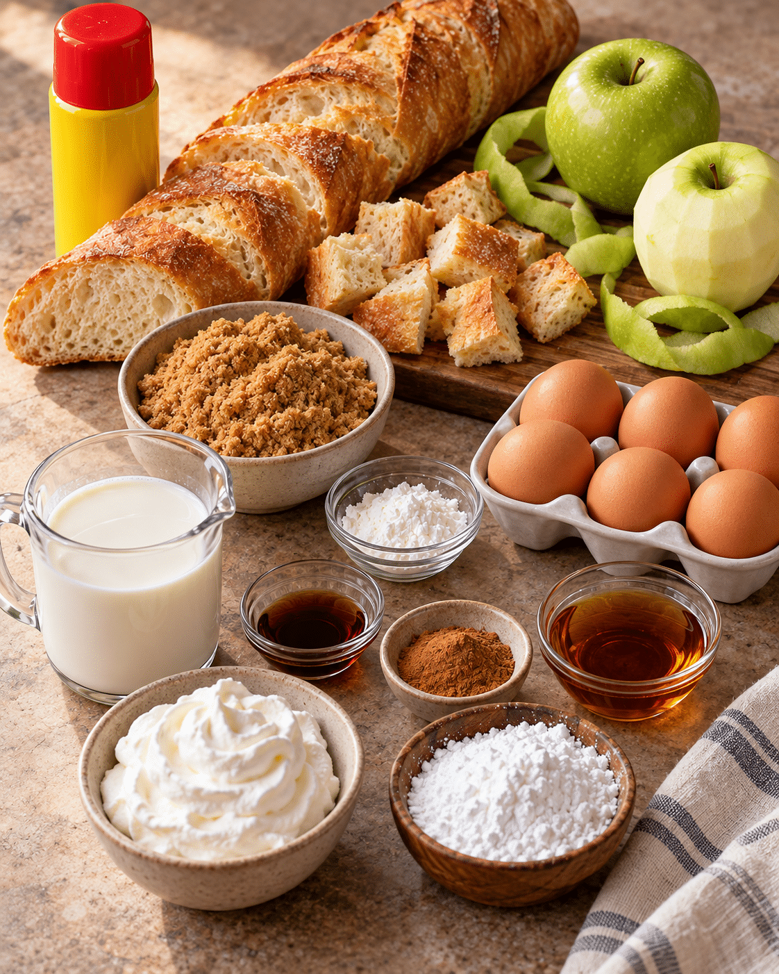 Apple Cinnamon French Toast Bake
