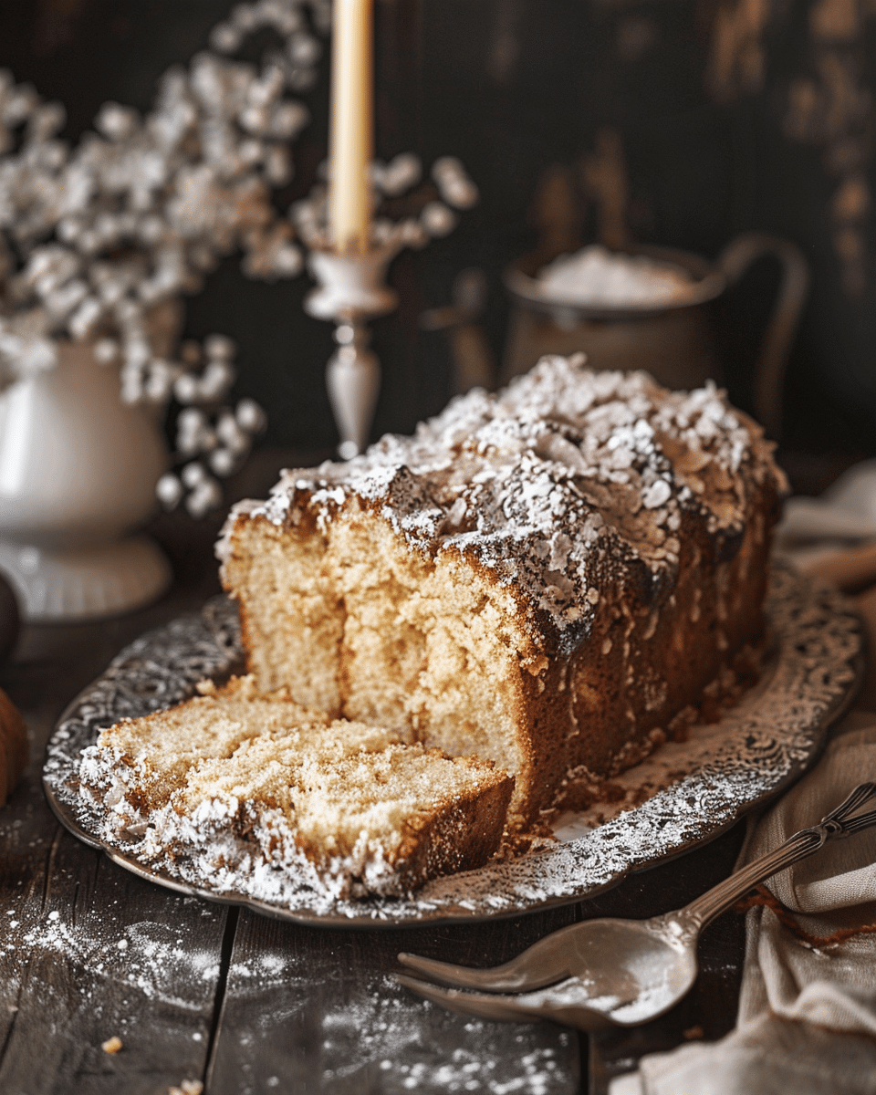 Apple Cider Doughnut Loaf Cake