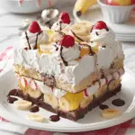 Banana Split Poke Cake