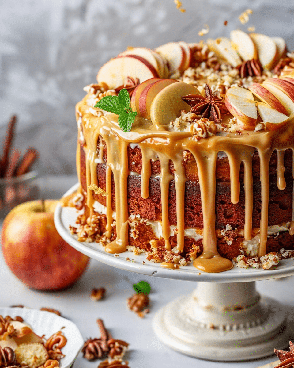 Caramel Apple Cake