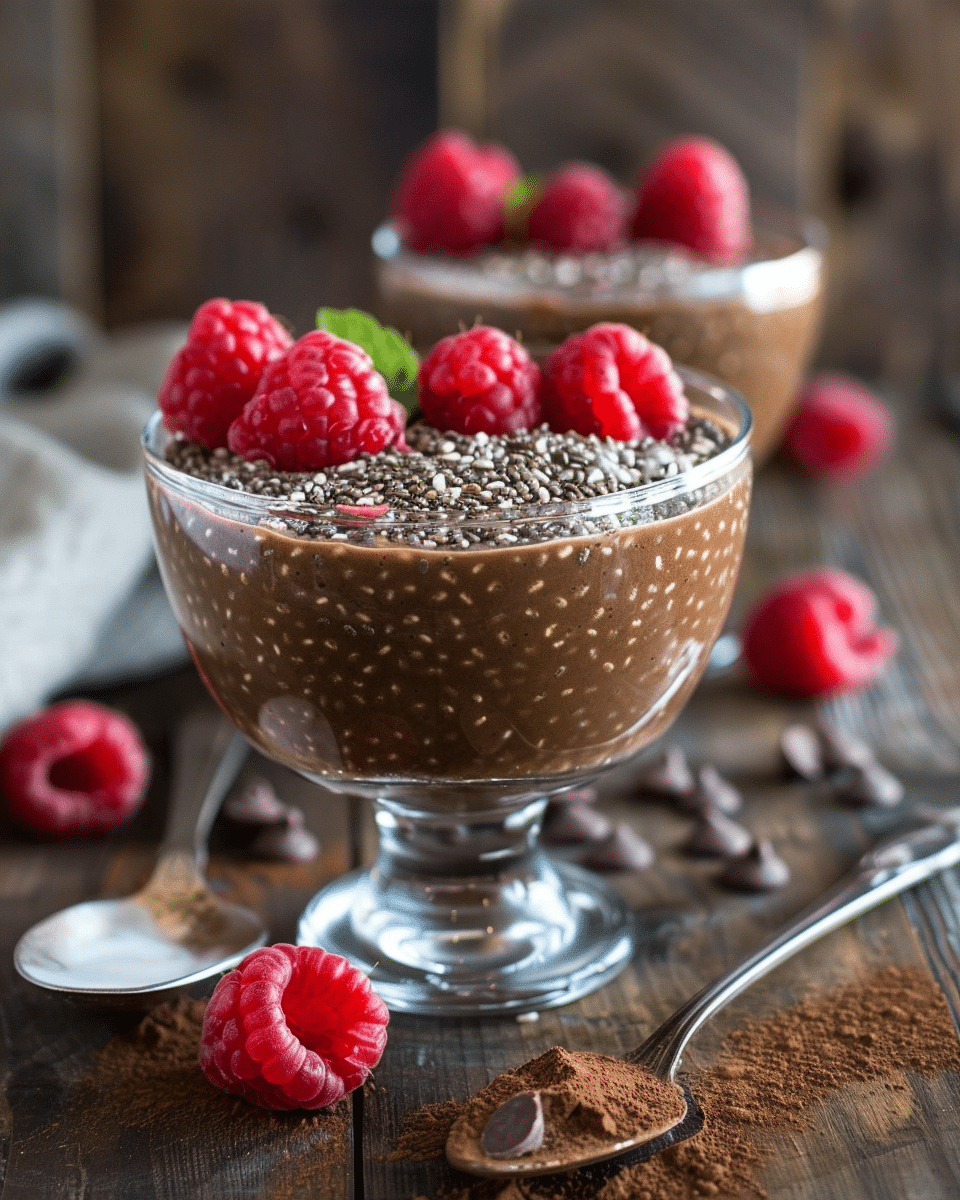 High Protein Chocolate Chia Seed Pudding Recipe