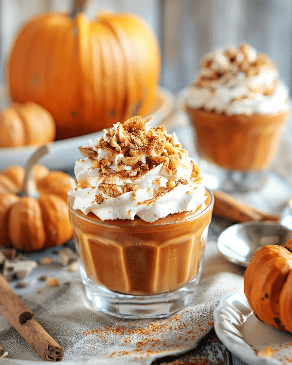 Pumpkin Patch Dirt Pudding Cups