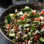 Lentil Salad Recipe With Herbed Goat Cheese and Balsamic Vinaigrette
