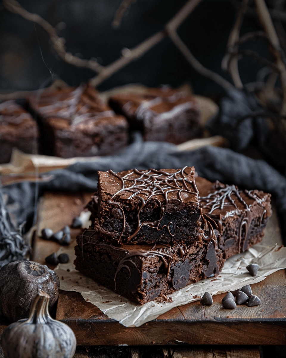 Halloween Graveyard Brownies
