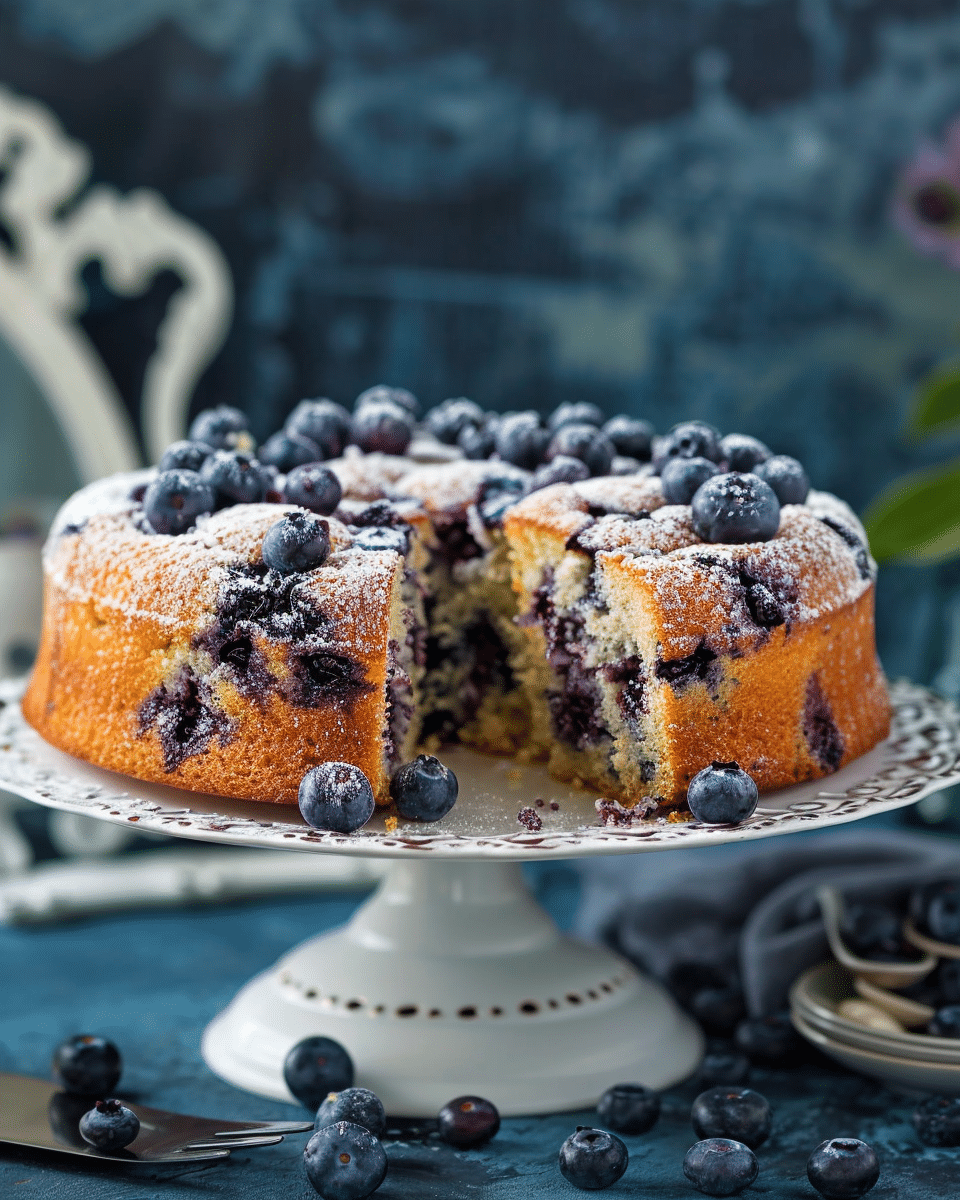 Easy Blueberry Cake