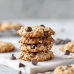 Chocolate Chip Banana Oatmeal Cookies