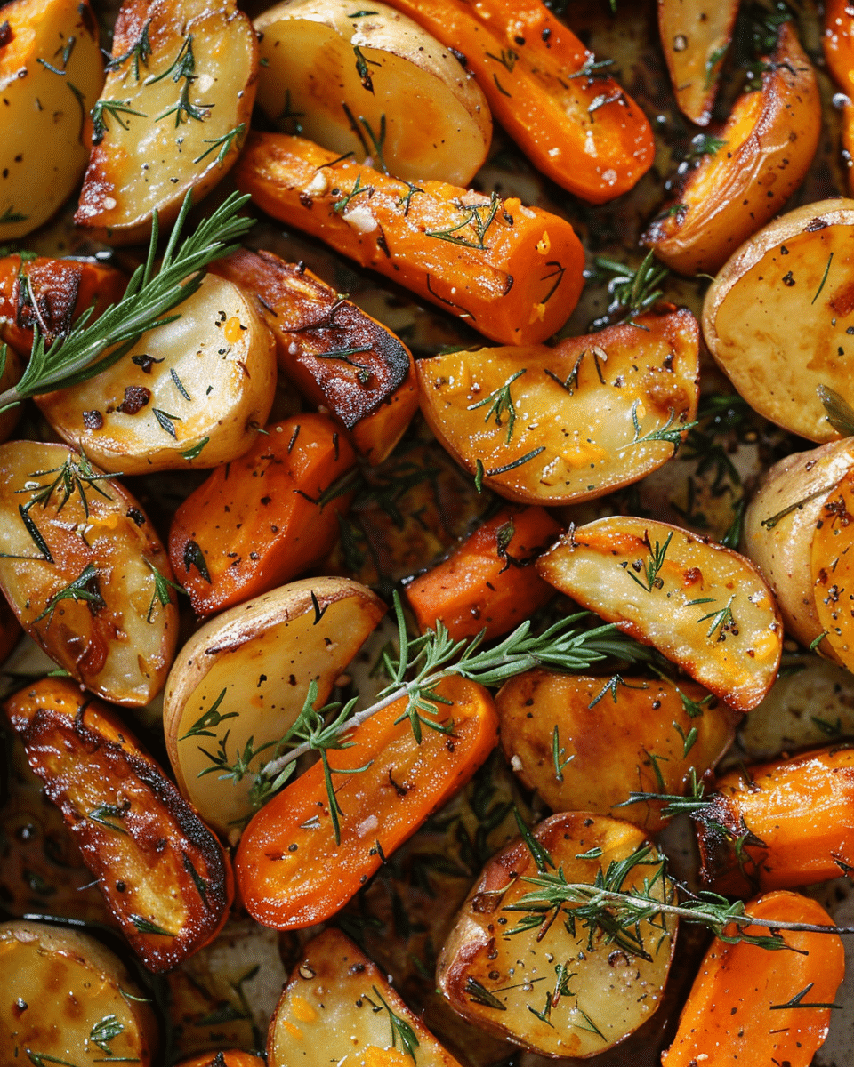 Roasted Carrots and Potatoes