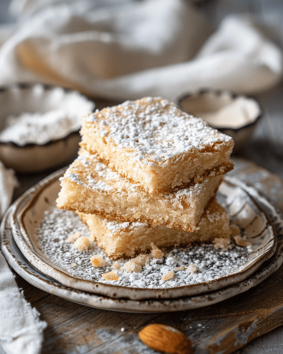 Almond Flour Sugar Cookie Bars Recipe