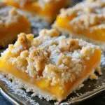 Fresh Peach Crumb Bars Recipe