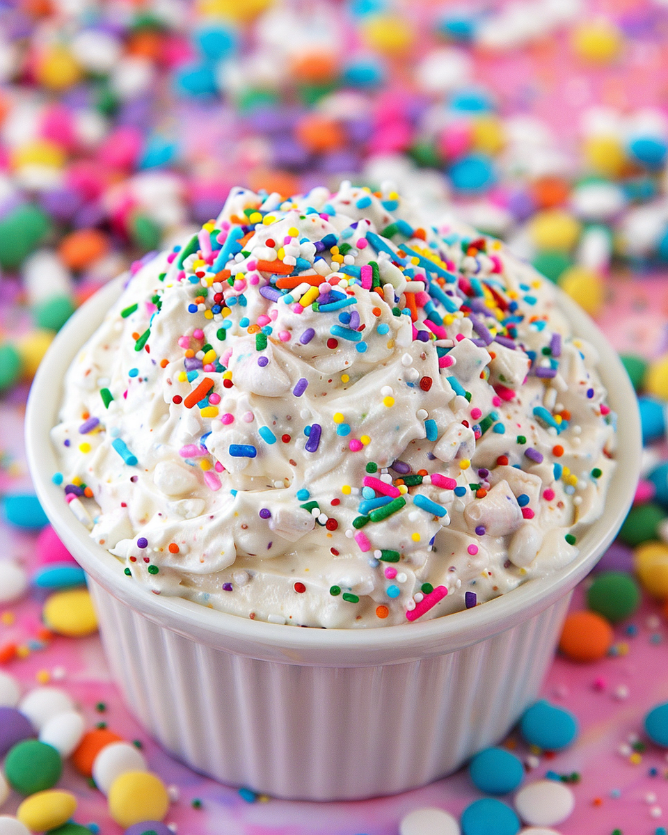 Funfetti Cake Mix Dip Recipe (Homemade Dunkaroo Dip)