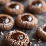 Chocolate Thumbprint Cookies