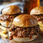 Crock Pot Root Beer Sloppy Joes