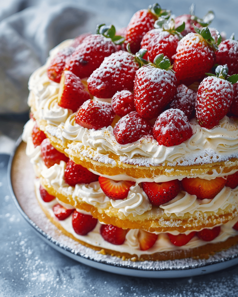 Orange Blossom Water Strawberries
