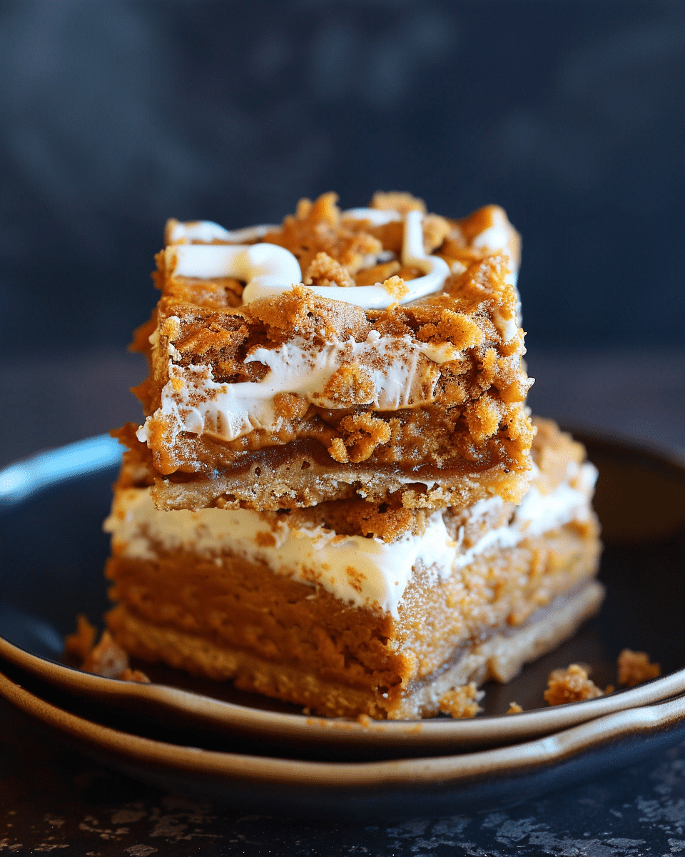 Pumpkin Blondies