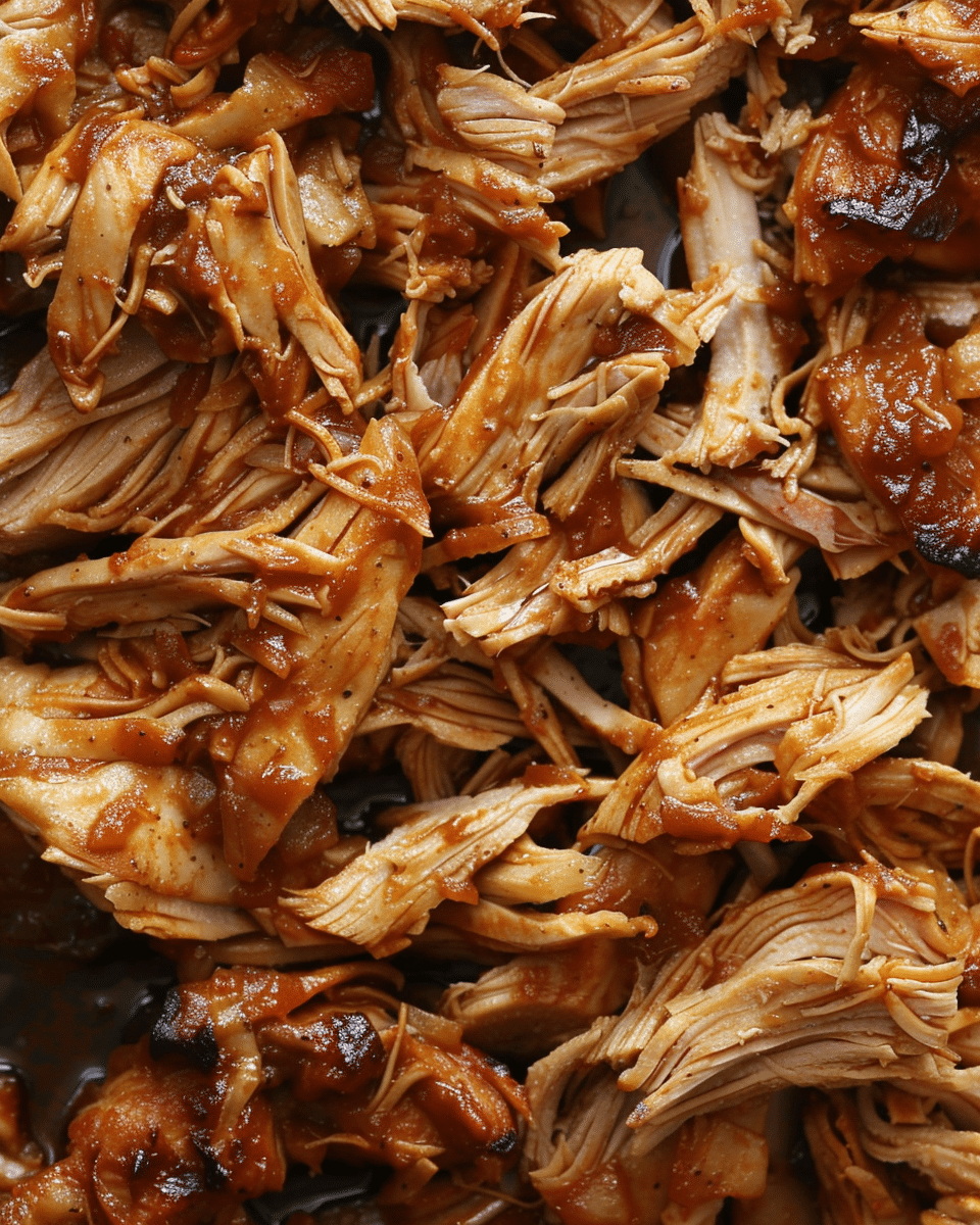 Quick BBQ Shredded Chicken