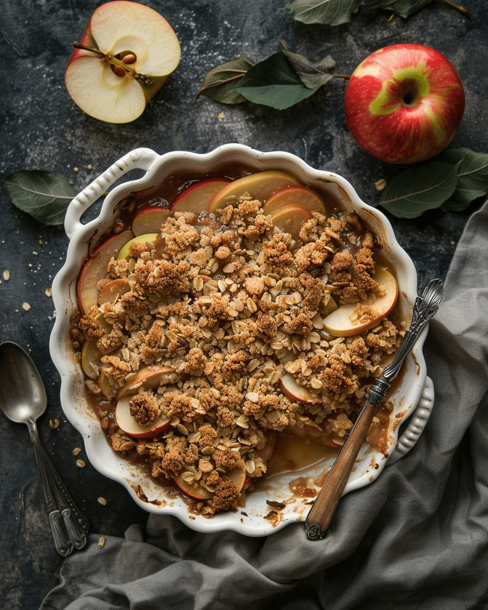 Apple Crisp (No Oats)